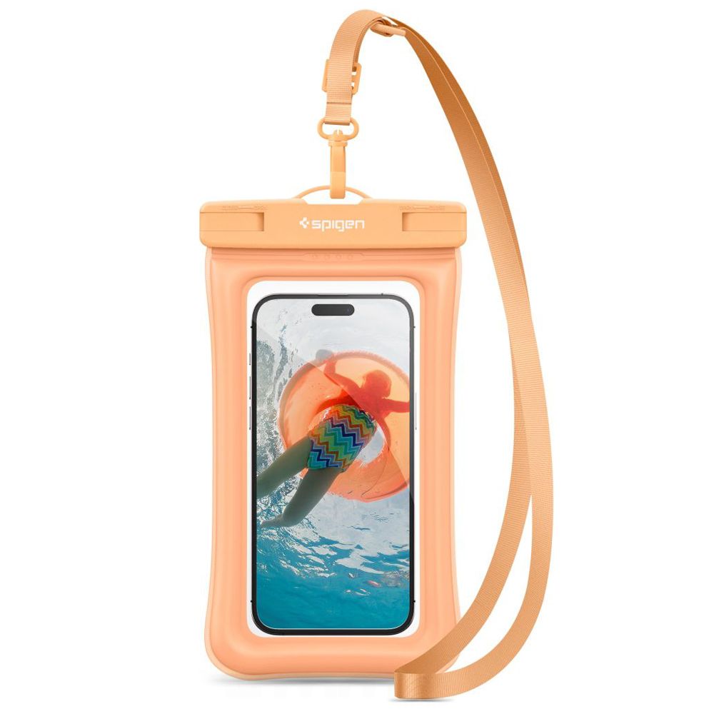 SPIGEN A610 Telefontok - barackvirág színű vízálló tok (6,8 coll-ig)