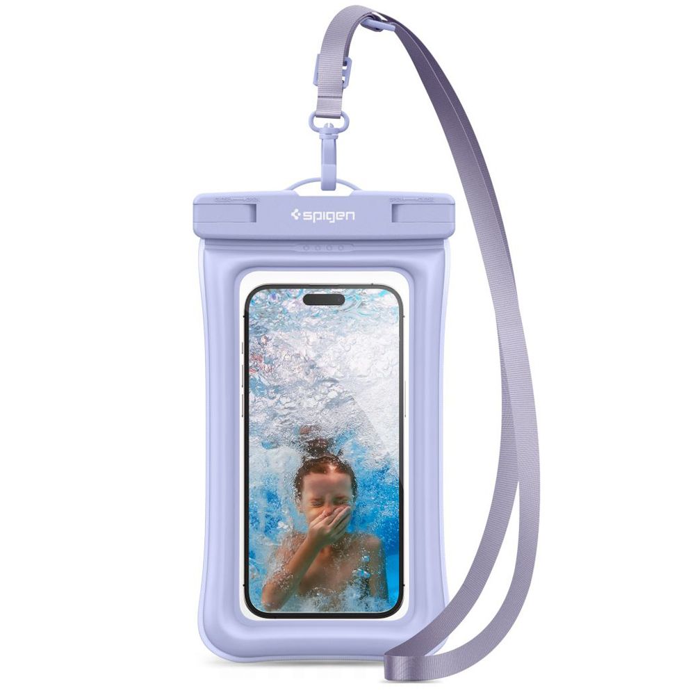 SPIGEN A610 Telefontok - szürkéskék vízálló tok (6,8 coll-ig)