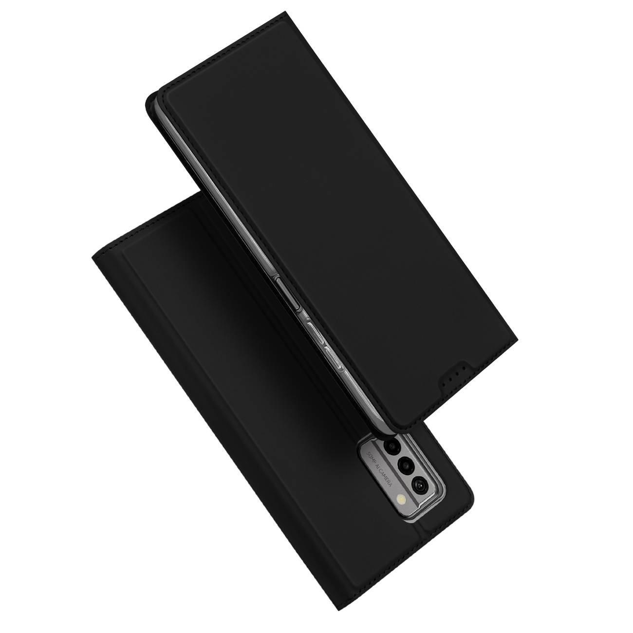 Telefontok Nokia G22 - Dux Ducis fekete flipcover tok