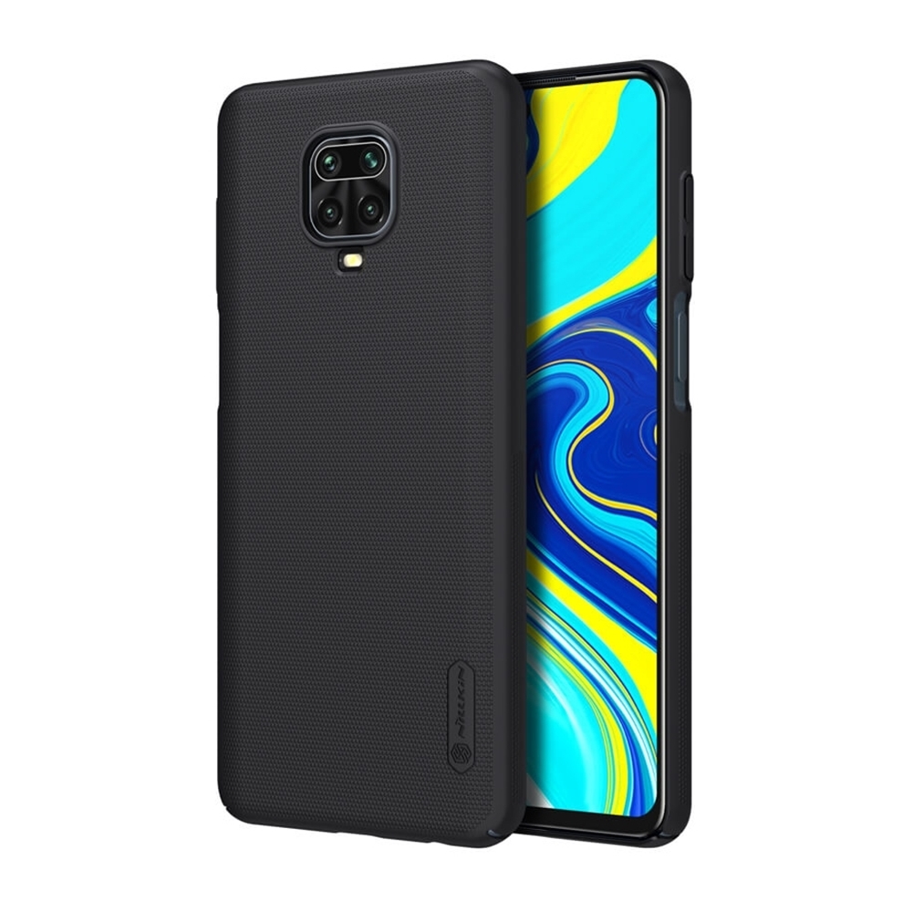 Xiaomi Redmi Note 9 Pro Max Telefontok - Nillkin Super Frosted fekete hátlaptok
