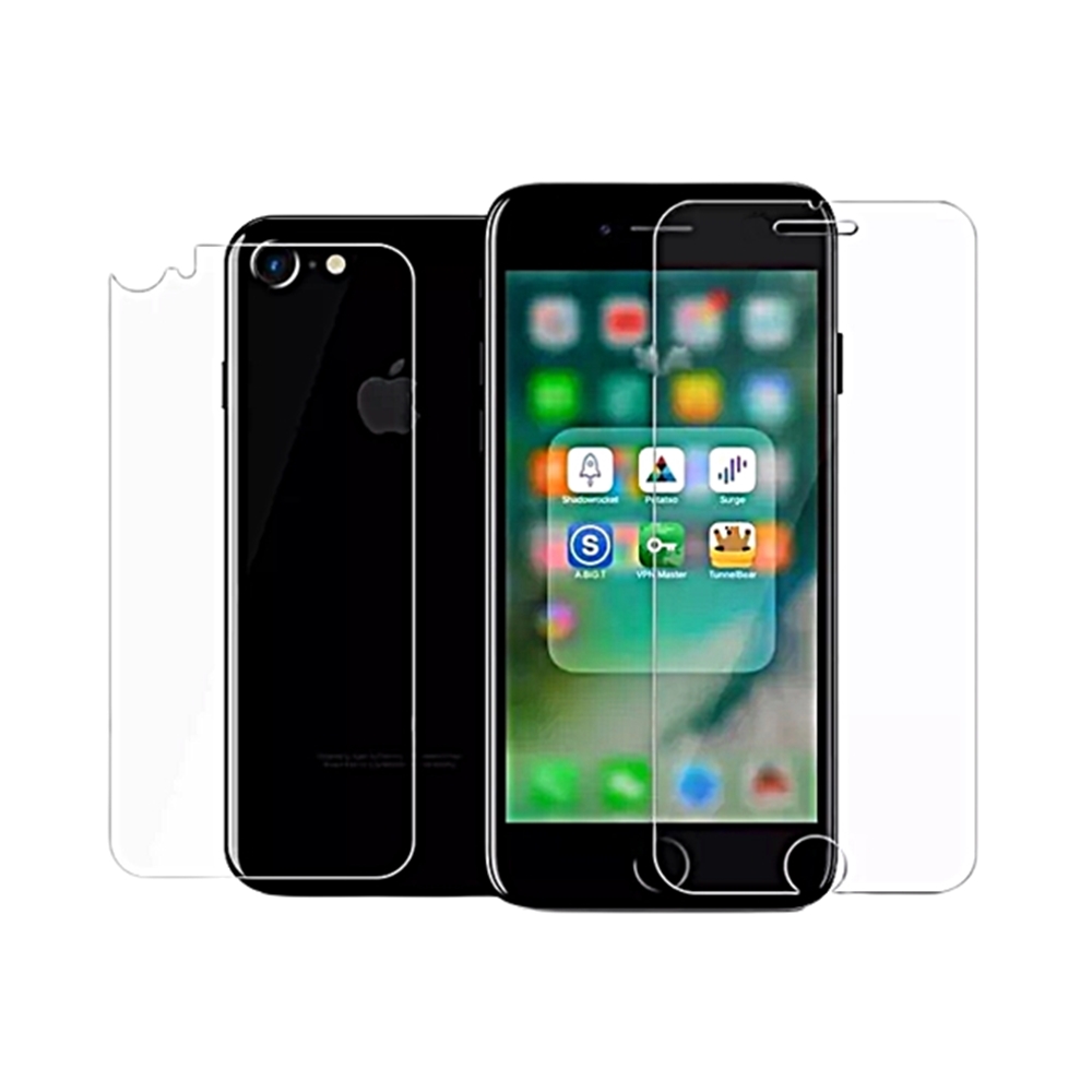 iPhone 7 / 8 Üvegfólia - 9H keménységű elő- és hátlapi edzett üvegfólia