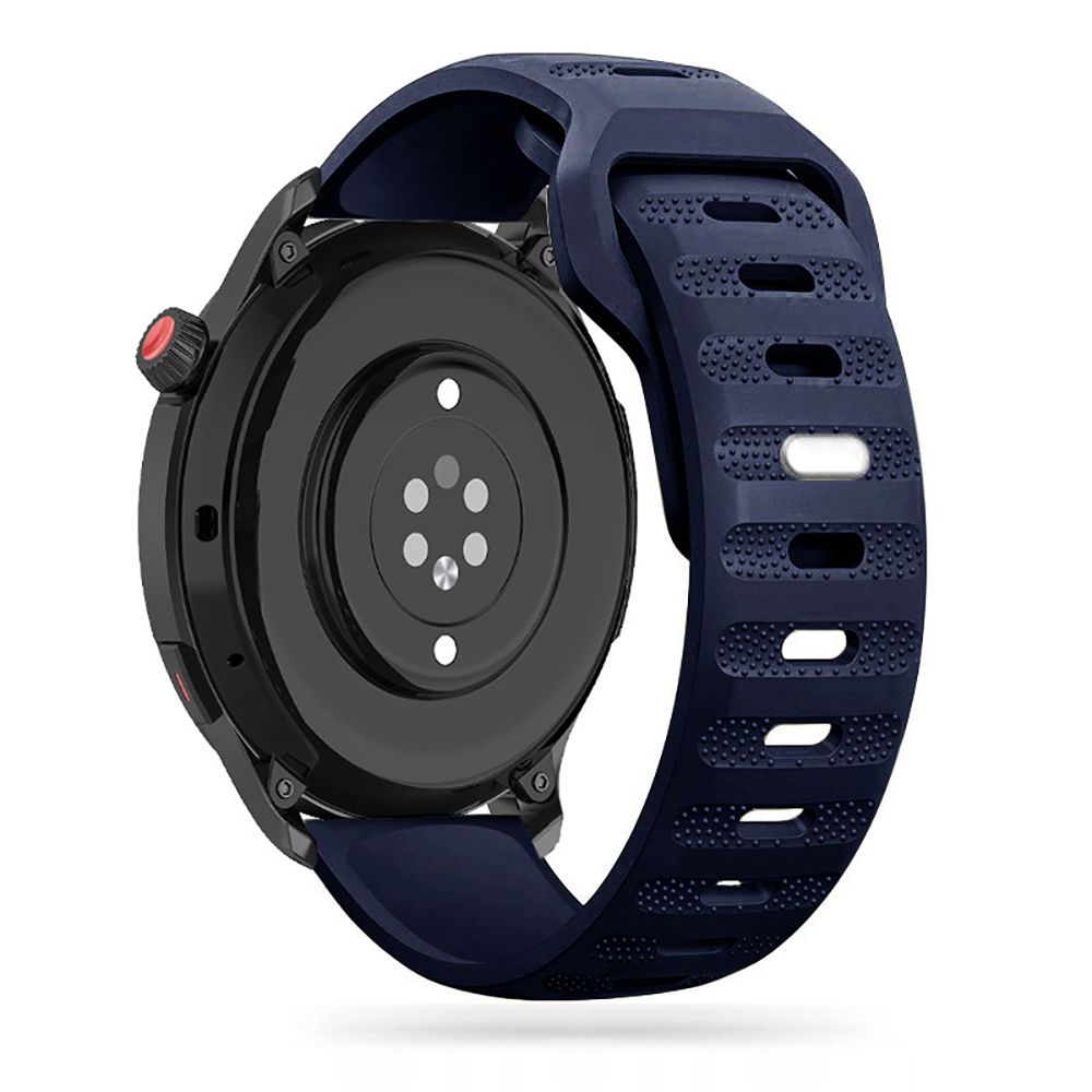 Okosóra szilikon szíj - Huawei Watch GT / GT2 / GT2 Pro (42 mm) - Tech- Protect IconBand Line - kék szilikon szíj (szíj szélesség: 20 mm)