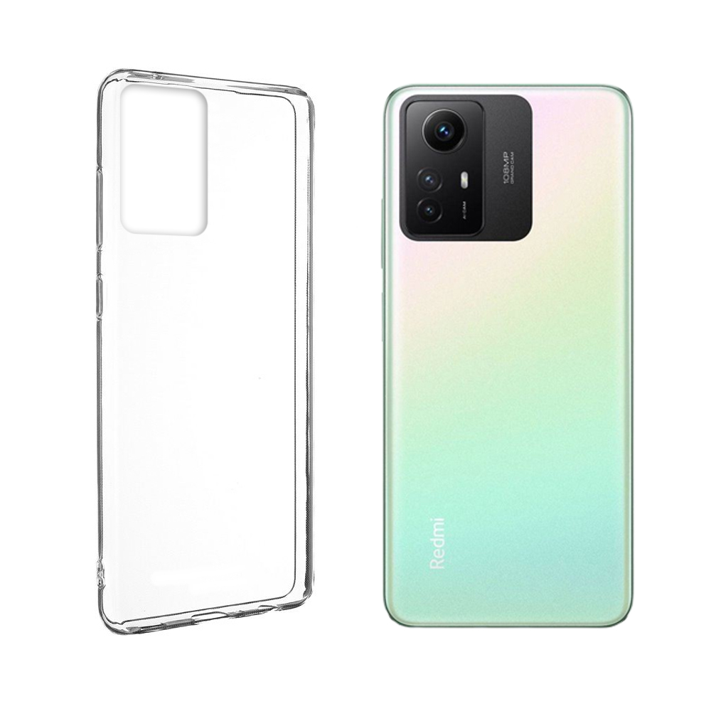 Xiaomi Redmi Note 12S Telefontok - 2mm-es átlátszó szilikon tok