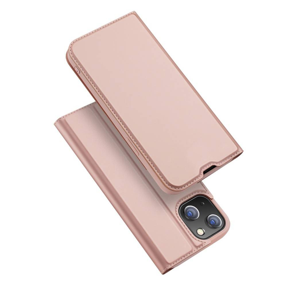 iPhone 14 Telefontok - Dux Ducis rosegold kinyitható tok