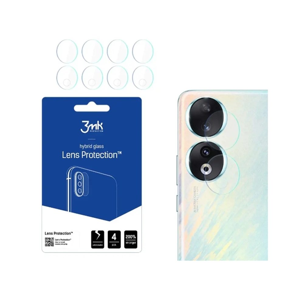 Honor 90 5G Védőfólia  - 3MK kamera flexibilis fólia (4x)