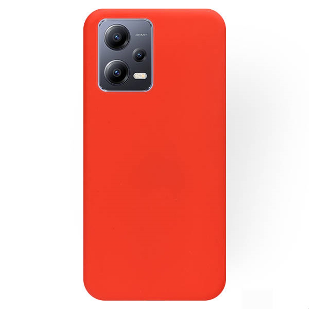 Xiaomi Redmi Note 12 Pro 5G Telefontok - piros szilikon tok