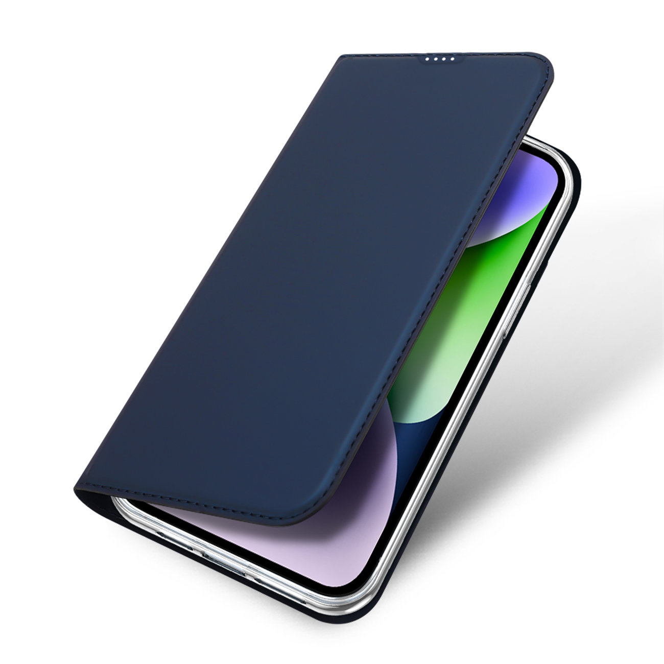 iPhone 15 Telefontok - Dux Ducis kék kinyitható tok