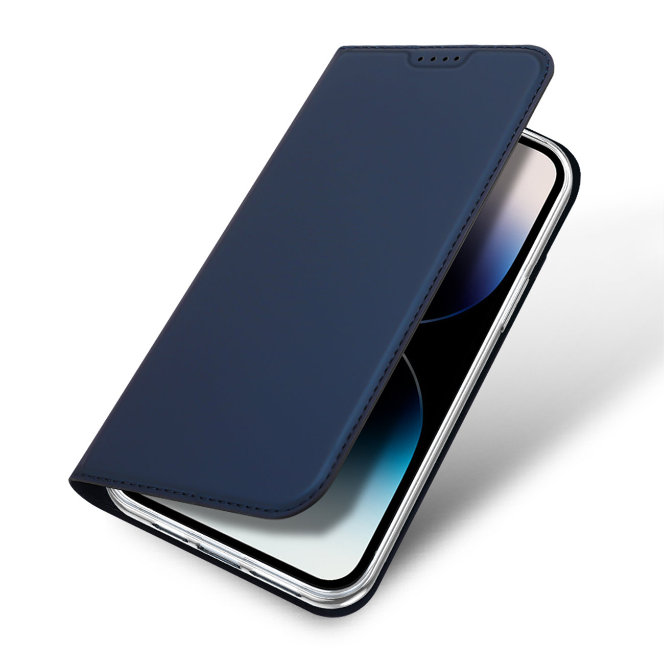 iPhone 15 Pro Max Telefontok - Dux Ducis kék kinyitható tok