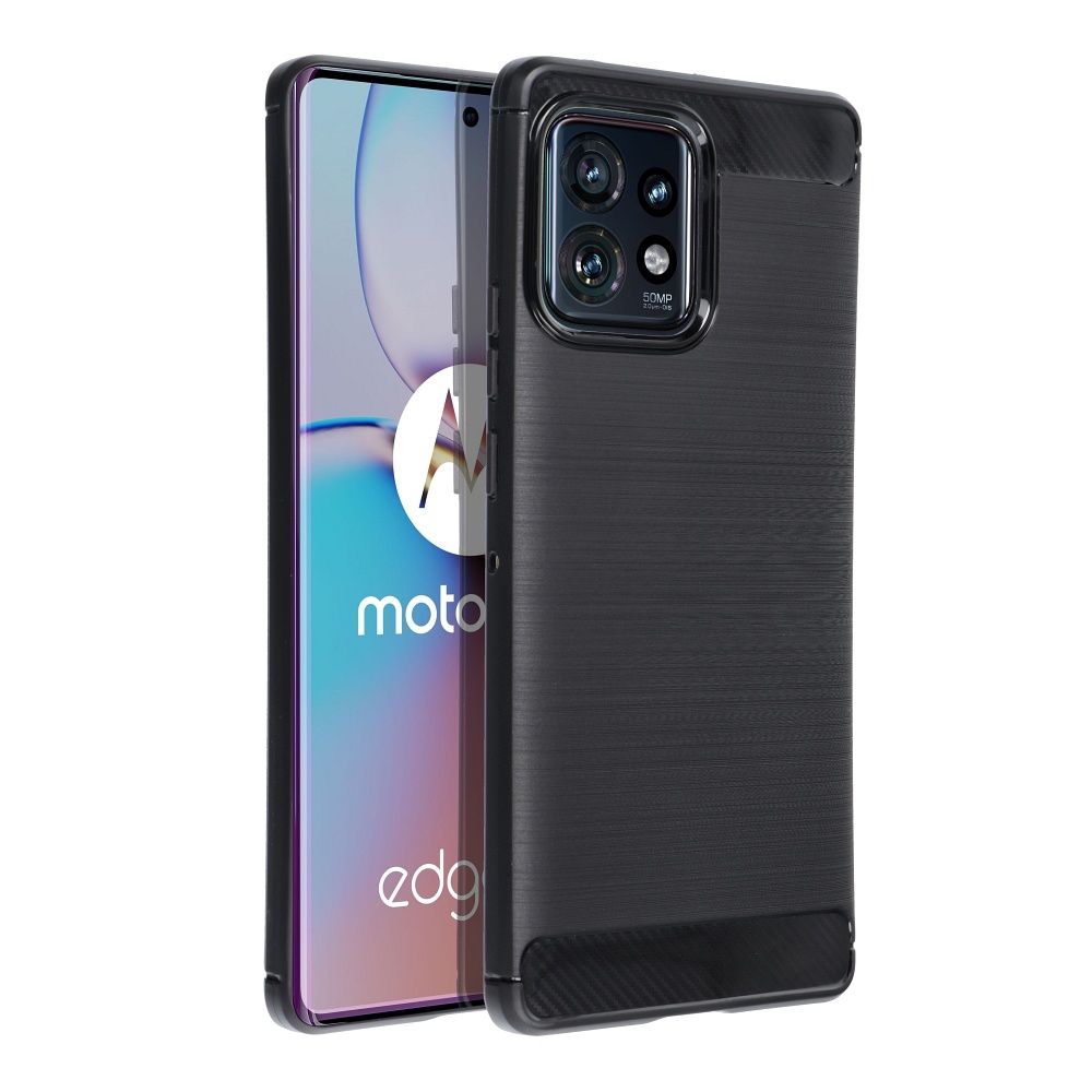 Motorola Edge 40 Pro Telefontok - Carbon fekete szilikon hátlap tok