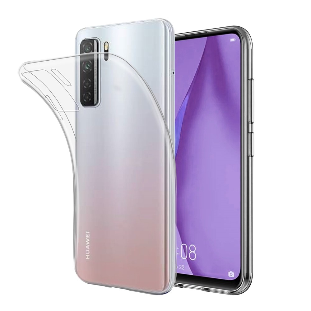 Huawei P40 Lite 5G Telefontok - átlátszó szilikon tok