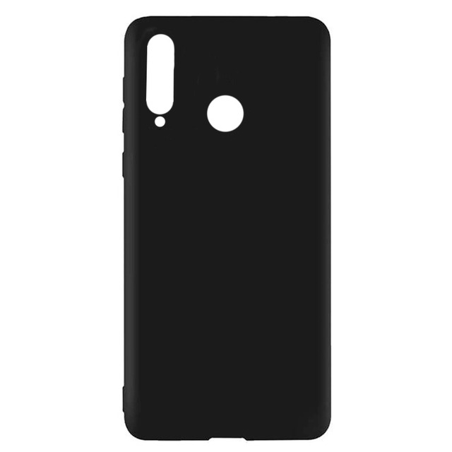 Huawei Y6p Telefontok - fekete szilikon tok