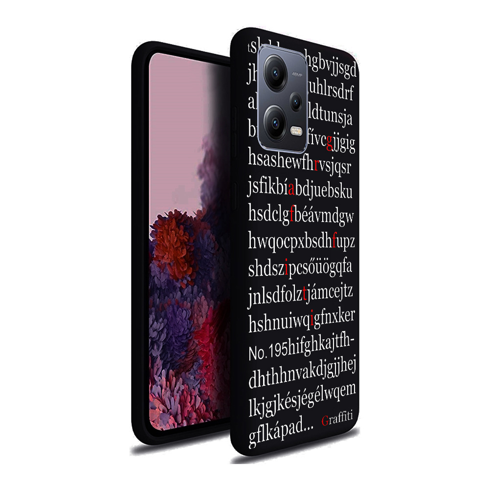 Xiaomi Redmi Note 12 5G Telefontok - Graffiti No.195 mintás szilikon tok