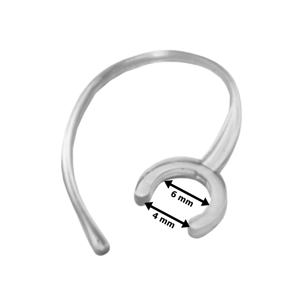 Fülpánt Bluetooth headset-hez kis átmérőjű bilinccsel - 6 mm