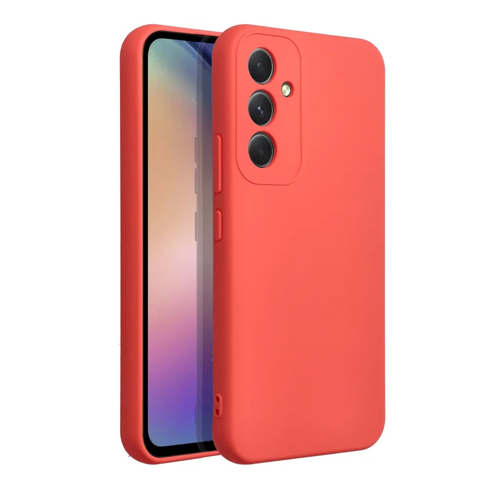 Samsung Galaxy M14 5G Telefontok - piros szilikon hátlap tok