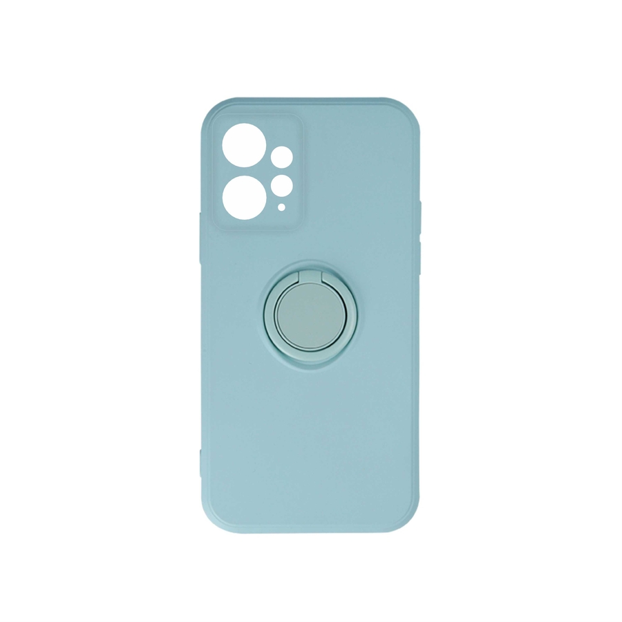 Xiaomi Redmi Note 12 4G / LTE Telefontok - Forcell Silicone Ring zöld tok kitámasztóval