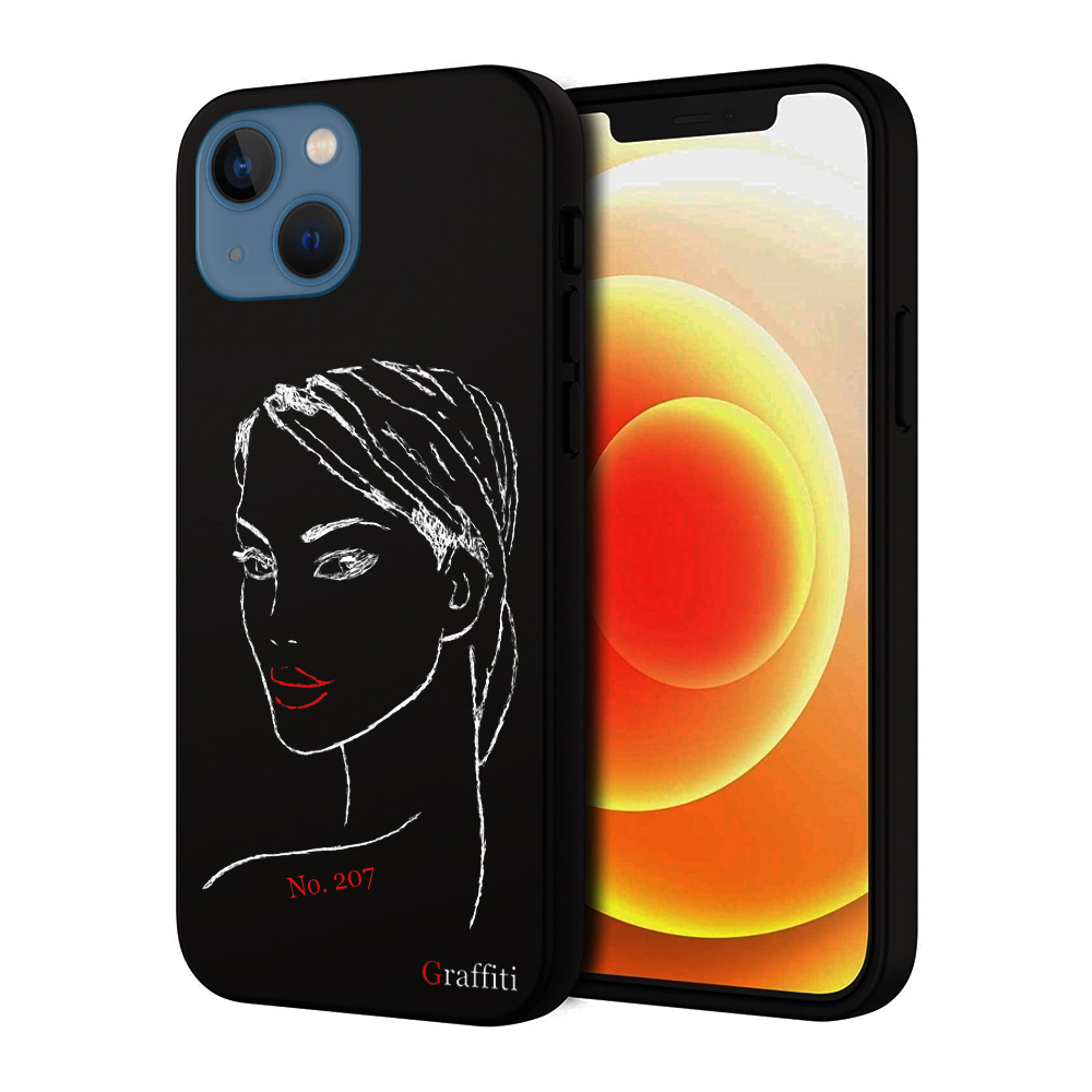 iPhone 15 Plus Telefontok - Graffiti No. 207 mintás szilikon tok