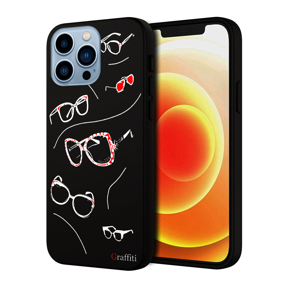 iPhone 15 Pro Max Telefontok - Graffiti No.224 mintás szilikon tok