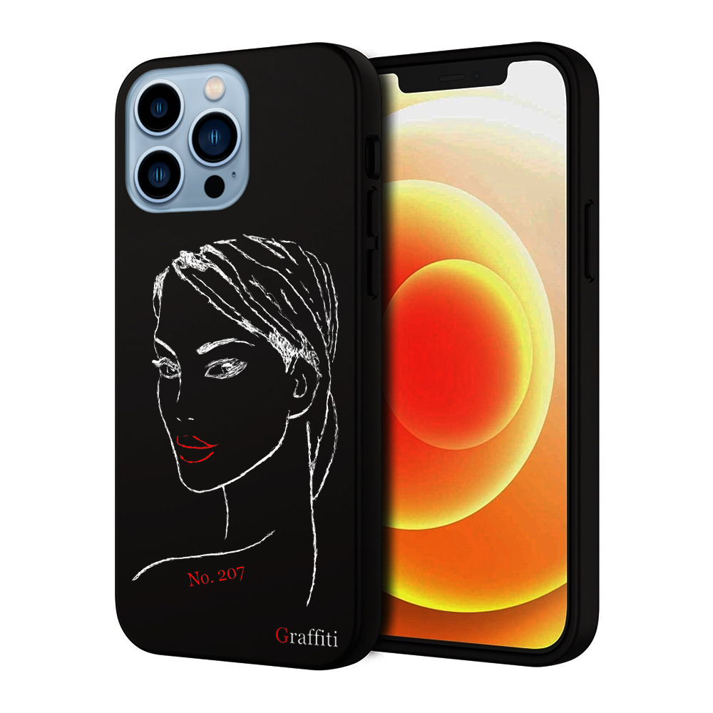 iPhone 15 Pro Max Telefontok - Graffiti No.207 mintás szilikon tok
