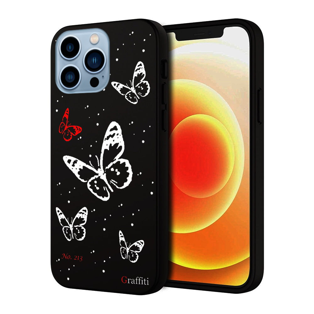 iPhone 15 Pro Max Telefontok - Graffiti No.213 mintás szilikon tok