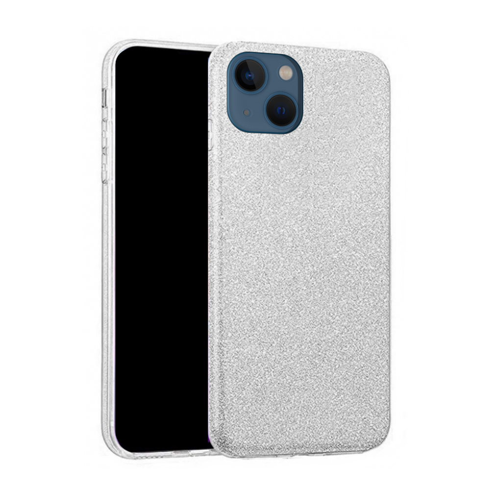 iPhone 15 Telefontok - Ezüst Shiny tok
