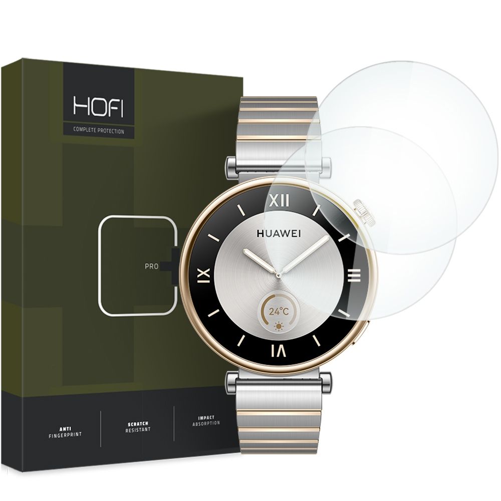Okosóra üvegfólia - Huawei Watch GT 4 (41 mm) - HOFI Glass Pro+ üvegfólia (2db)