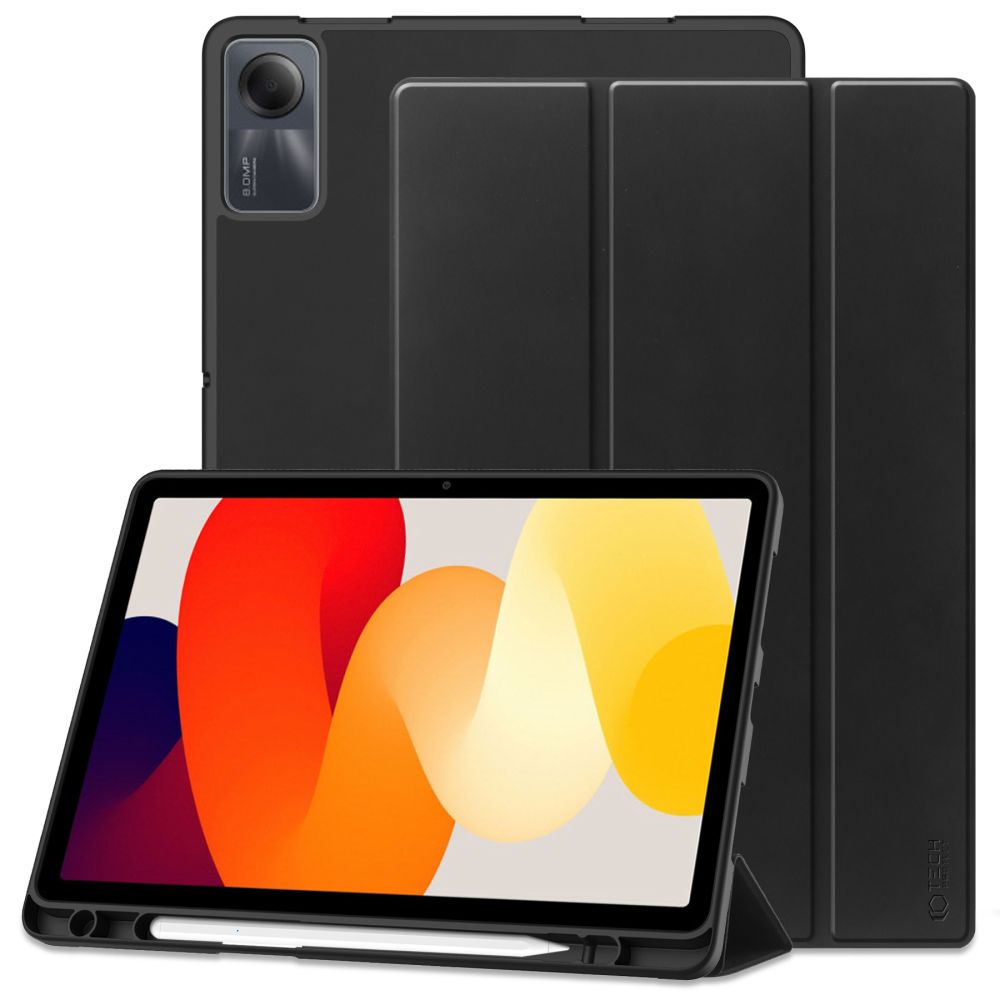 Xiaomi Redmi Pad SE (11 coll) Tablettok - fekete smart case, ceruza tartóval