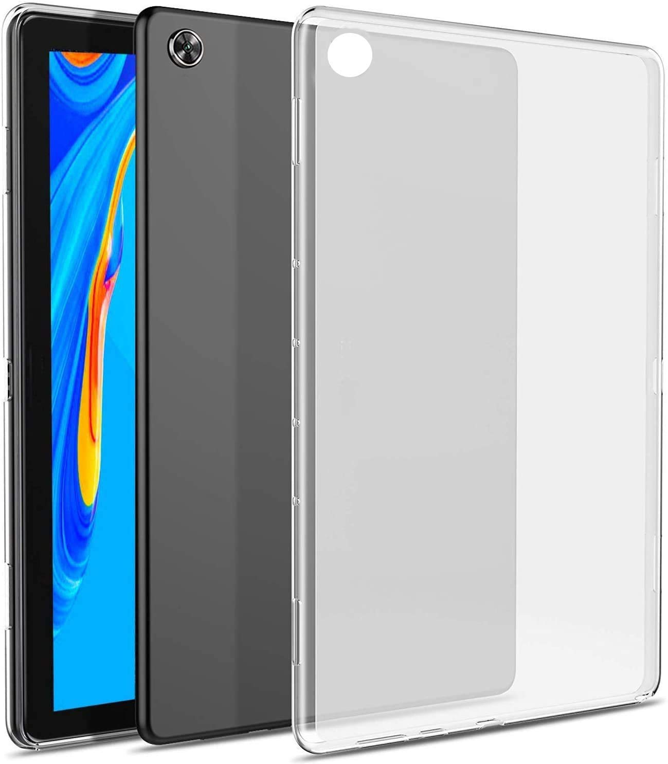 Huawei MatePad T10 / T10s Tablettok - átlátszó szilikon tablet tok
