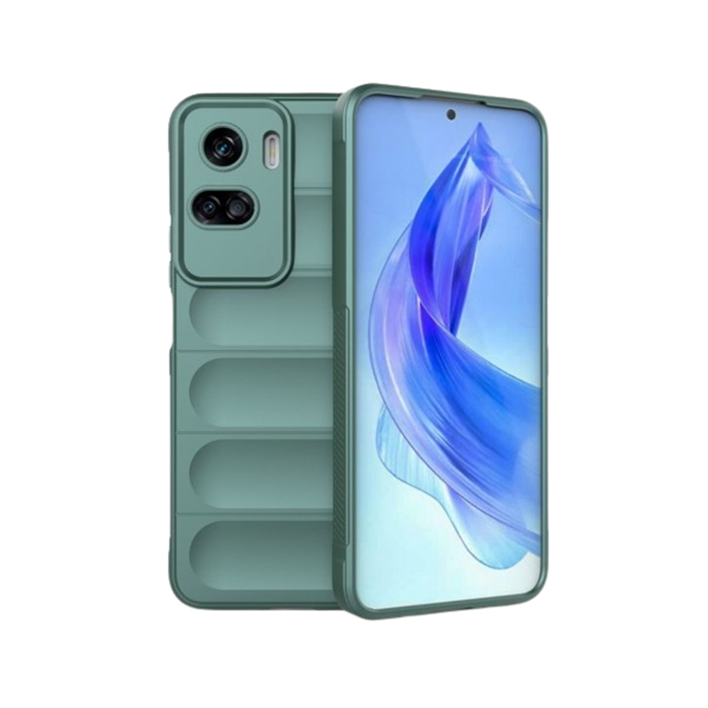 Honor 90 Lite 5G Telefontok - Pastel Armor - éjzöld szilikon hátlap tok