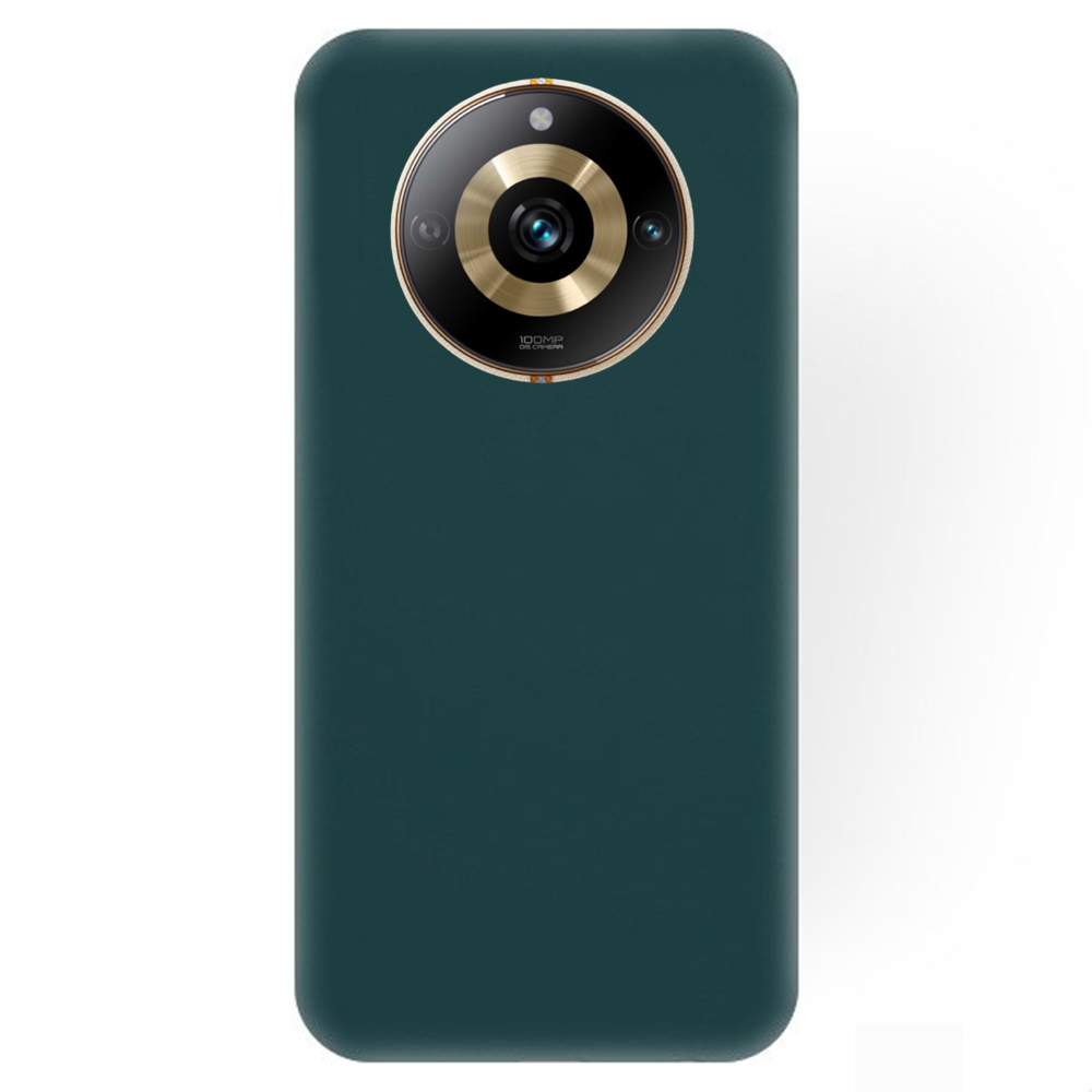 Realme 11 Pro 5G Telefontok - zöld szilikon hátlap tok