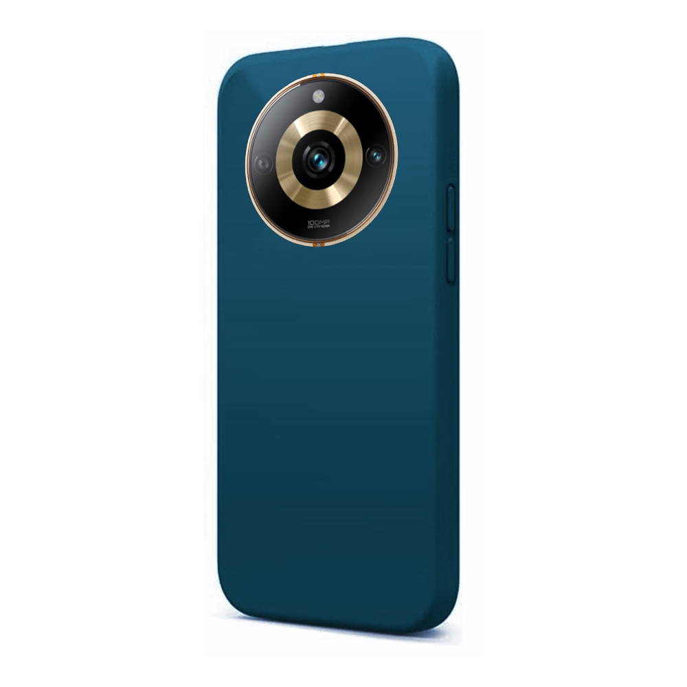 Realme 11 Pro 5G Telefontok - kék szilikon hátlap tok