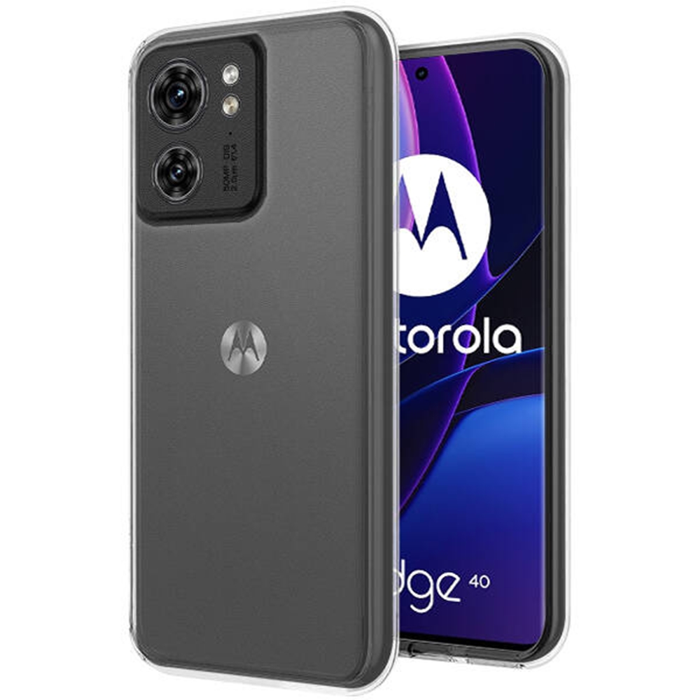 Motorola Edge 40 5G Telefontok - 2mm-es átlátszó szilikon tok