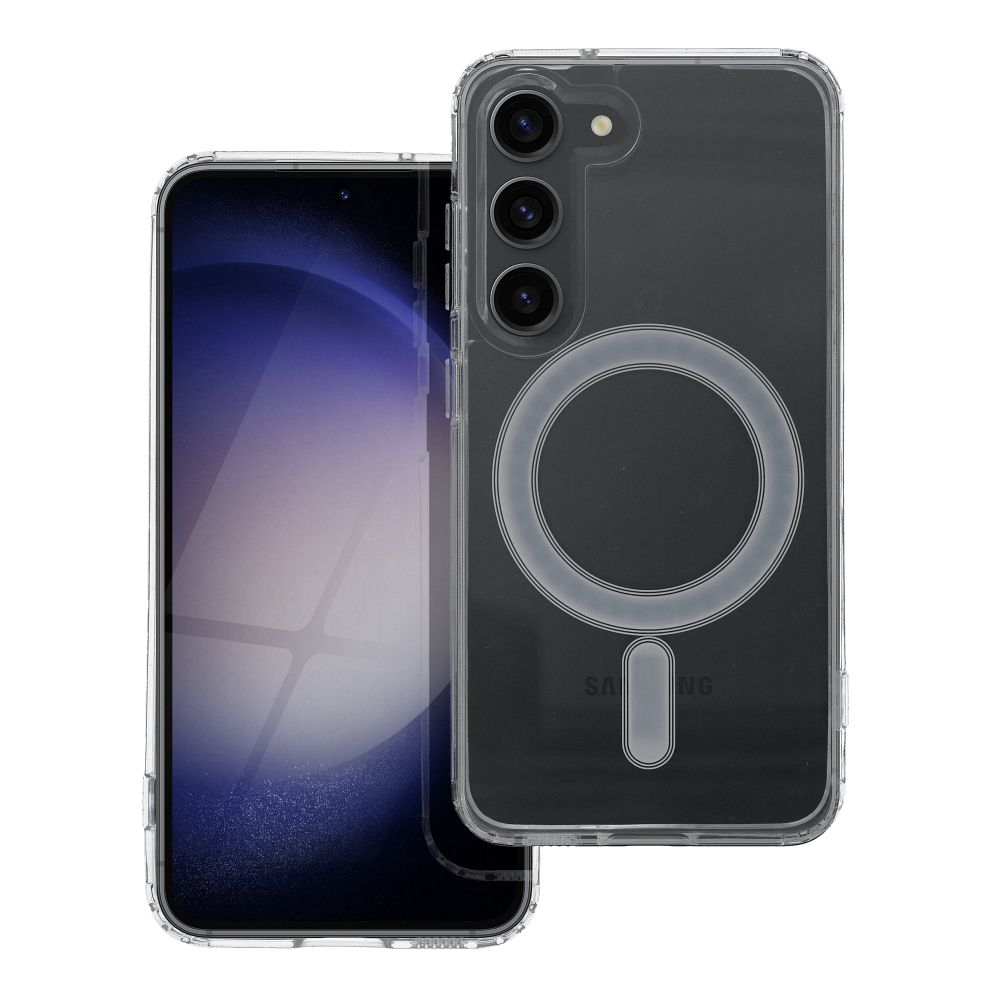 Samsung Galaxy S23 Telefontok - MagSafe kompatibilis átlátszó hátlap tok