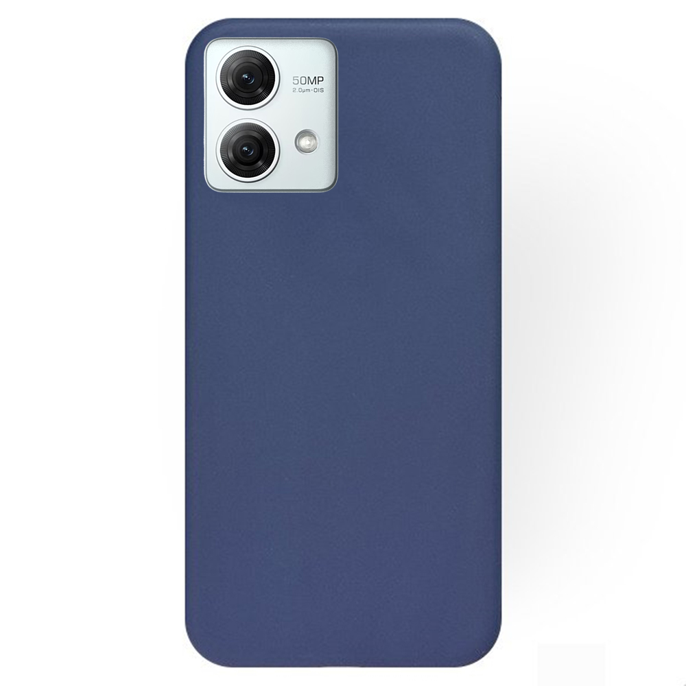 Motorola Moto G84 5G Telefontok - kék szilikon hátlap tok
