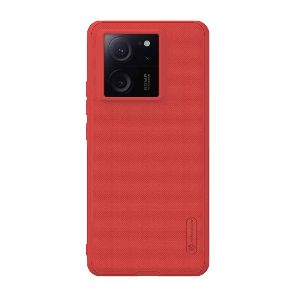 Xiaomi 13T 5G Telefontok - Nillkin Super Frosted - piros hátlap tok