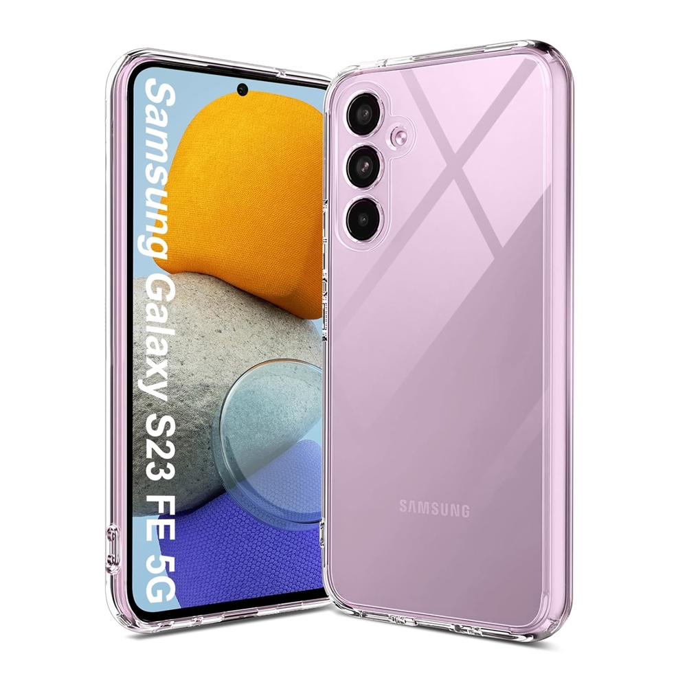 Samsung Galaxy S23 FE 5G Telefontok - 2mm-es átlátszó szilikon hátlap tok