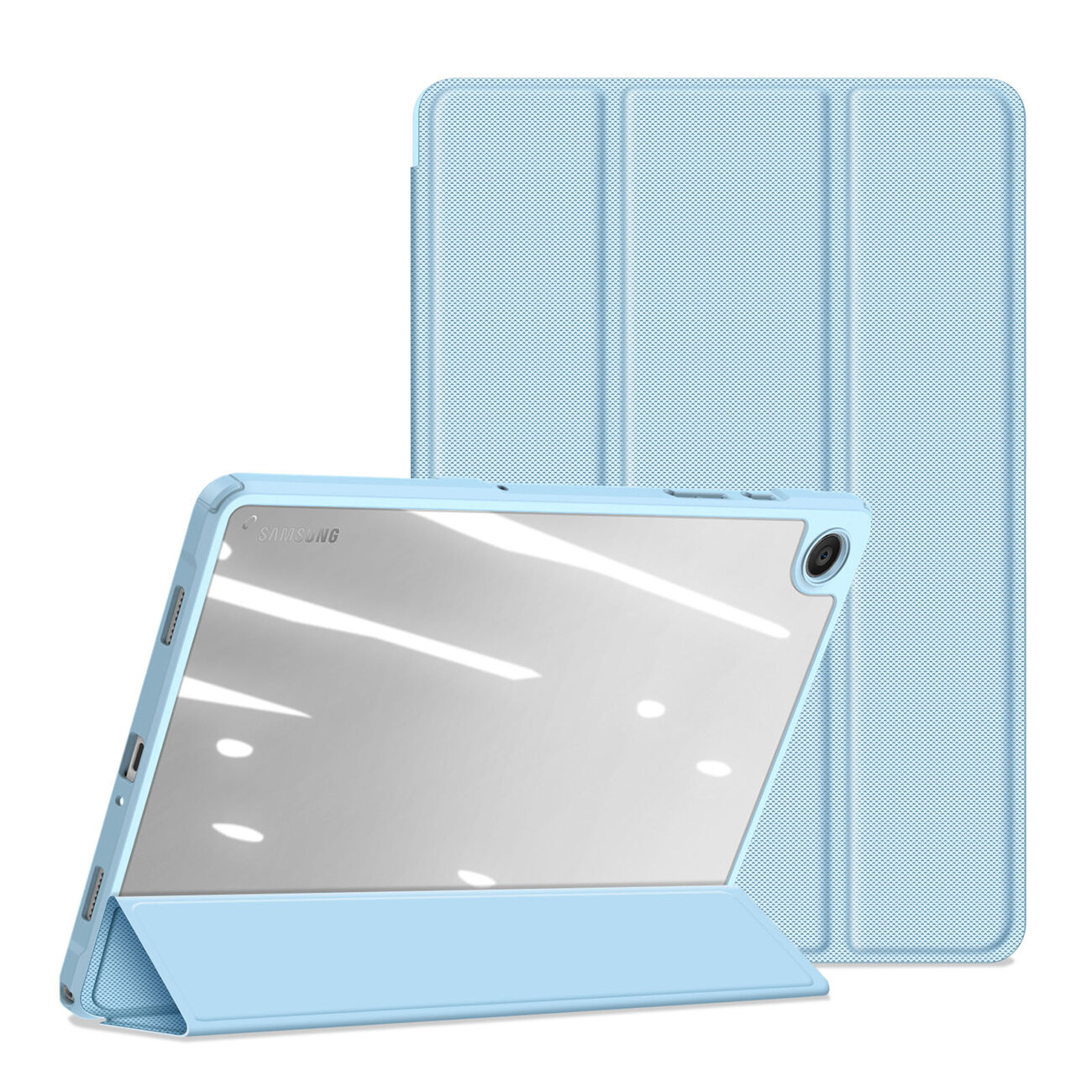 Samsung Galaxy Tab A9+ Plus 11.0 X210 / X216 Tablettok - DUX DUCIS TOBY világoskék ütésálló tok