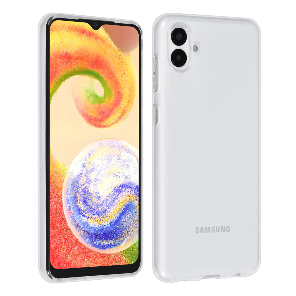 Samsung Galaxy A04 Telefontok - átlátszó szilikon tok
