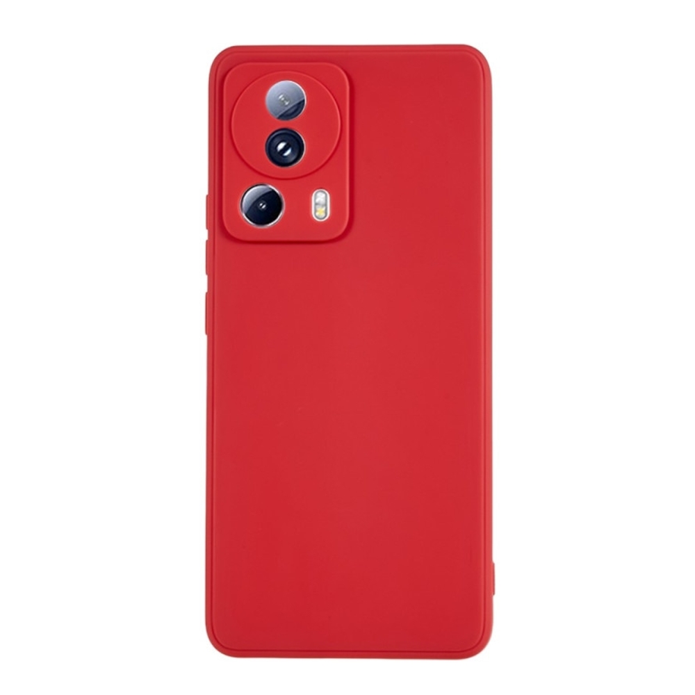 Xiaomi 13 Lite Telefontok - piros szilikon hátlap tok