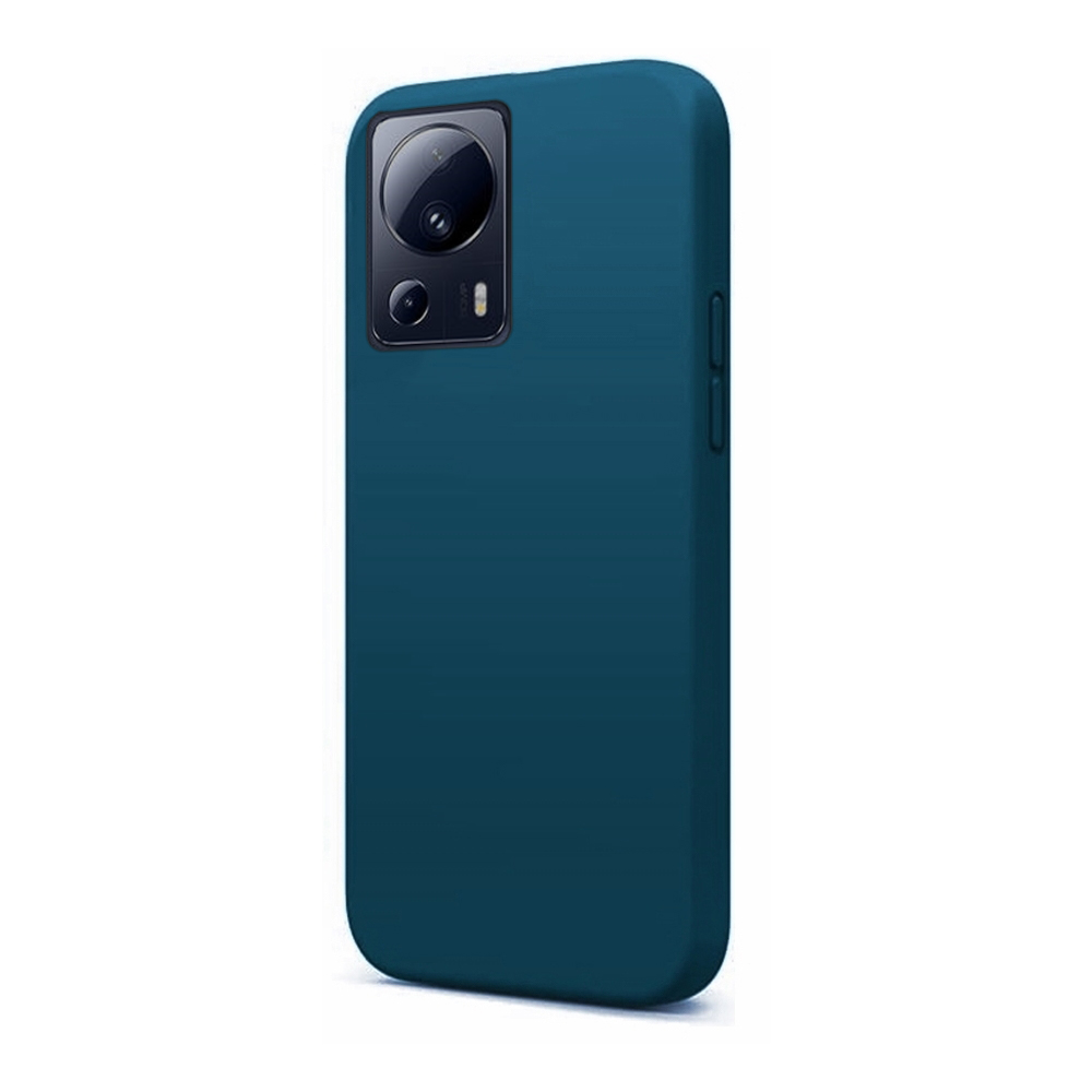 Xiaomi 13 Lite Telefontok - kék szilikon hátlap tok