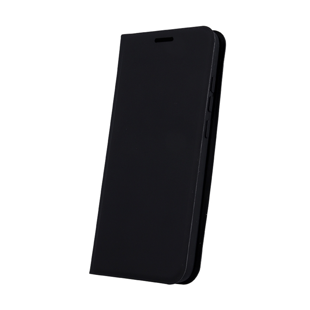 Xiaomi Redmi 12 Telefontok - Smart Skin fekete mágneses flipcover tok