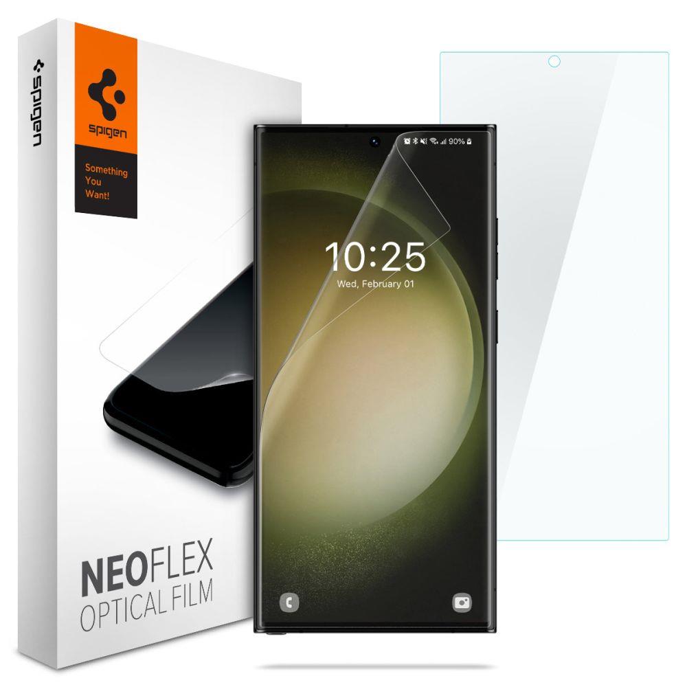 Samsung Galaxy S23 Ultra üvegfólia- Spigen Neo Flex - kijelzővédő hidrogél fólia