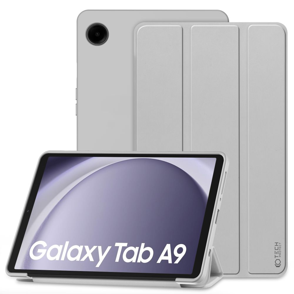 Samsung Galaxy Tab A9 8.7 X110 / X115 Tablettok - szürke smart case tablet tok