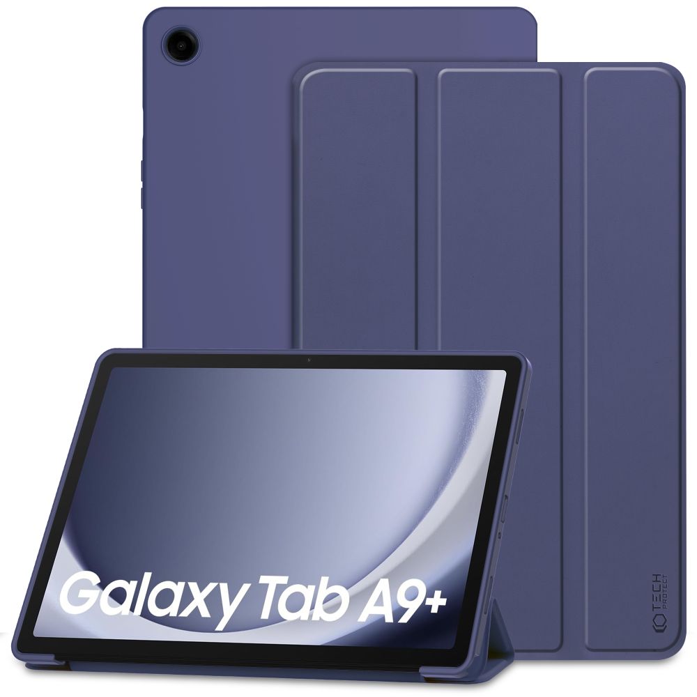 Samsung Galaxy Tab A9+ Plus 11.0 X210 / X216 Tablettok - kék smart case tablet tok