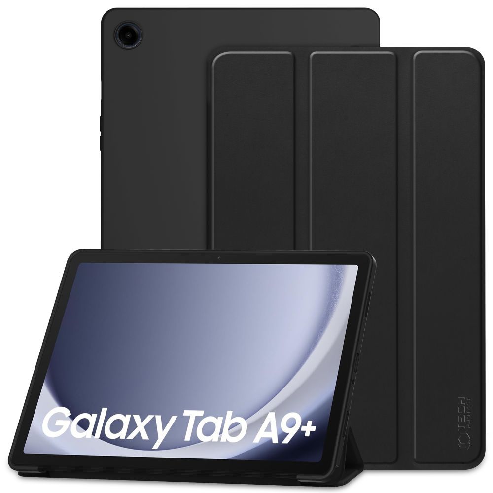 Samsung Galaxy Tab A9+ Plus 11.0 X210 / X216 Tablettok - fekete smart case tablet tok