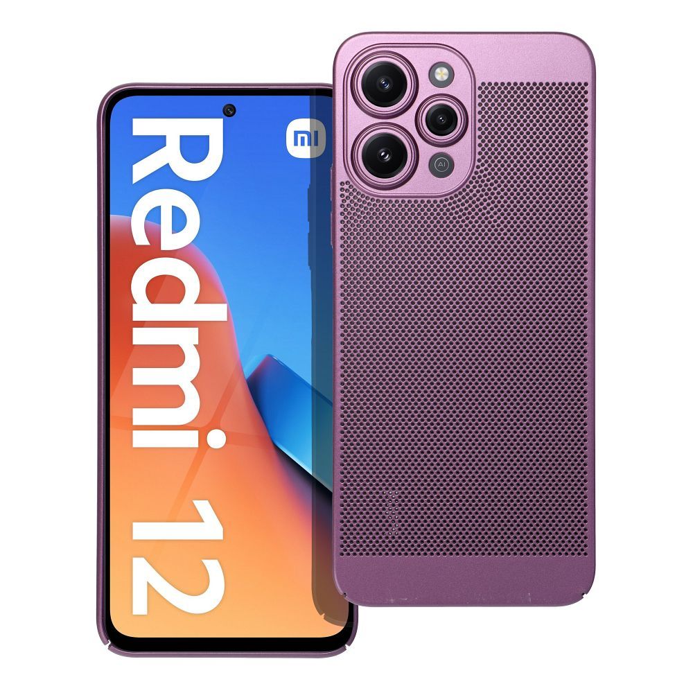 Xiaomi Redmi 12 Telefontok - lila BREEZY műanyag hátlap tok