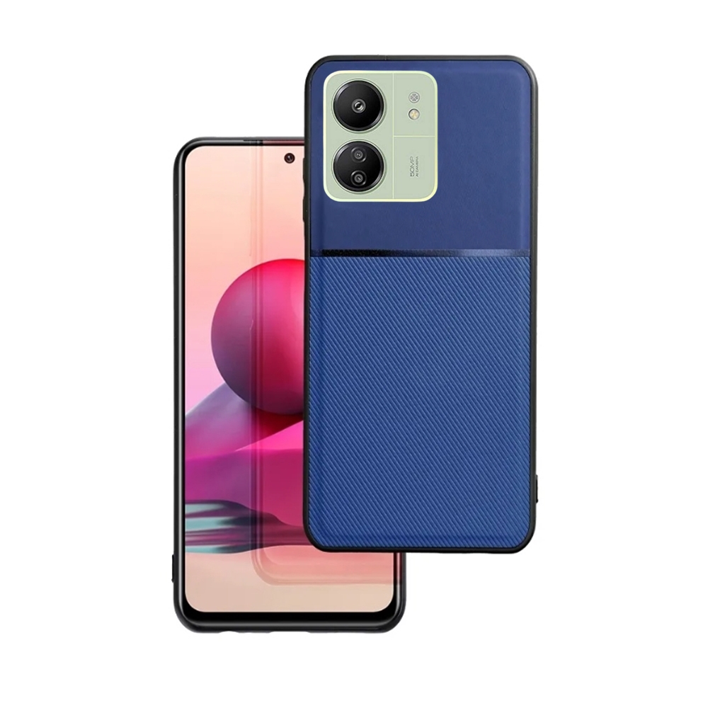 Xiaomi Redmi 13C Telefontok - Elegance kék műanyag hátlap tok szilikon kerettel