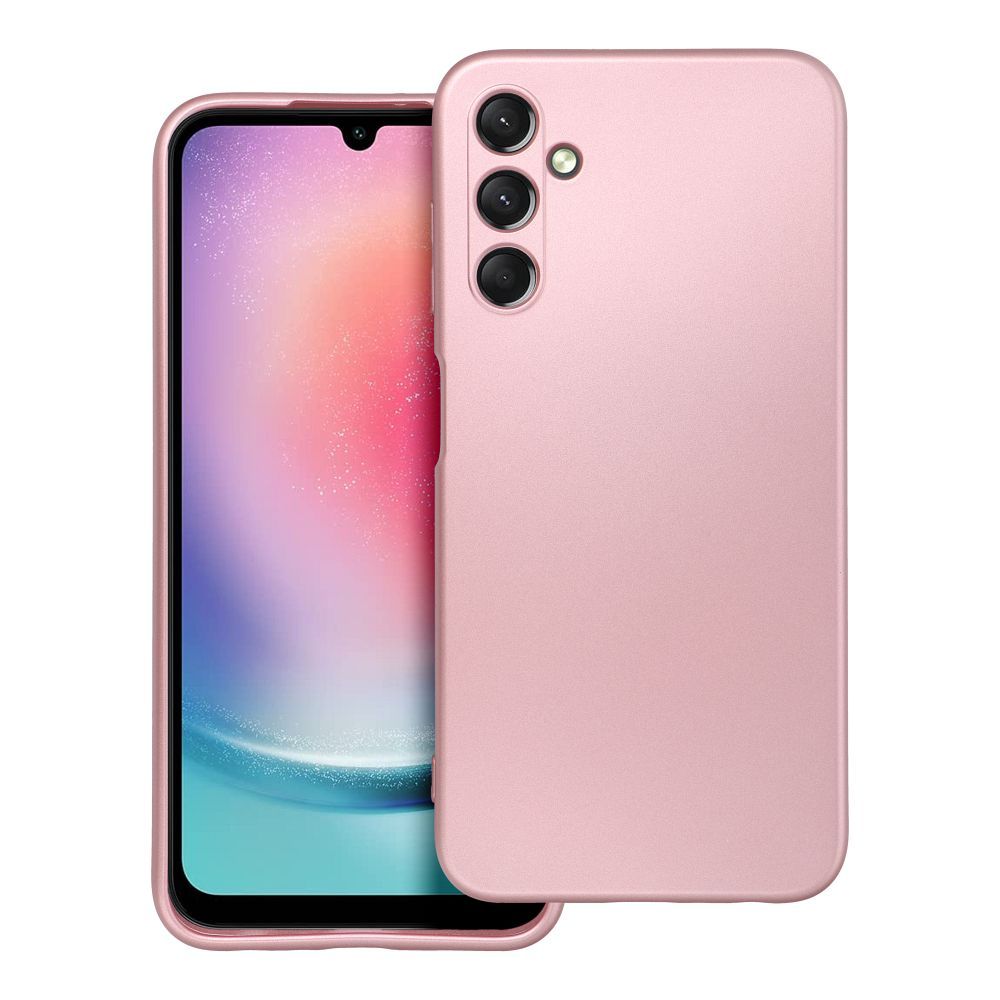 Samsung Galaxy A25 5G Telefontok - Metalic - pink szilikon hátlap tok