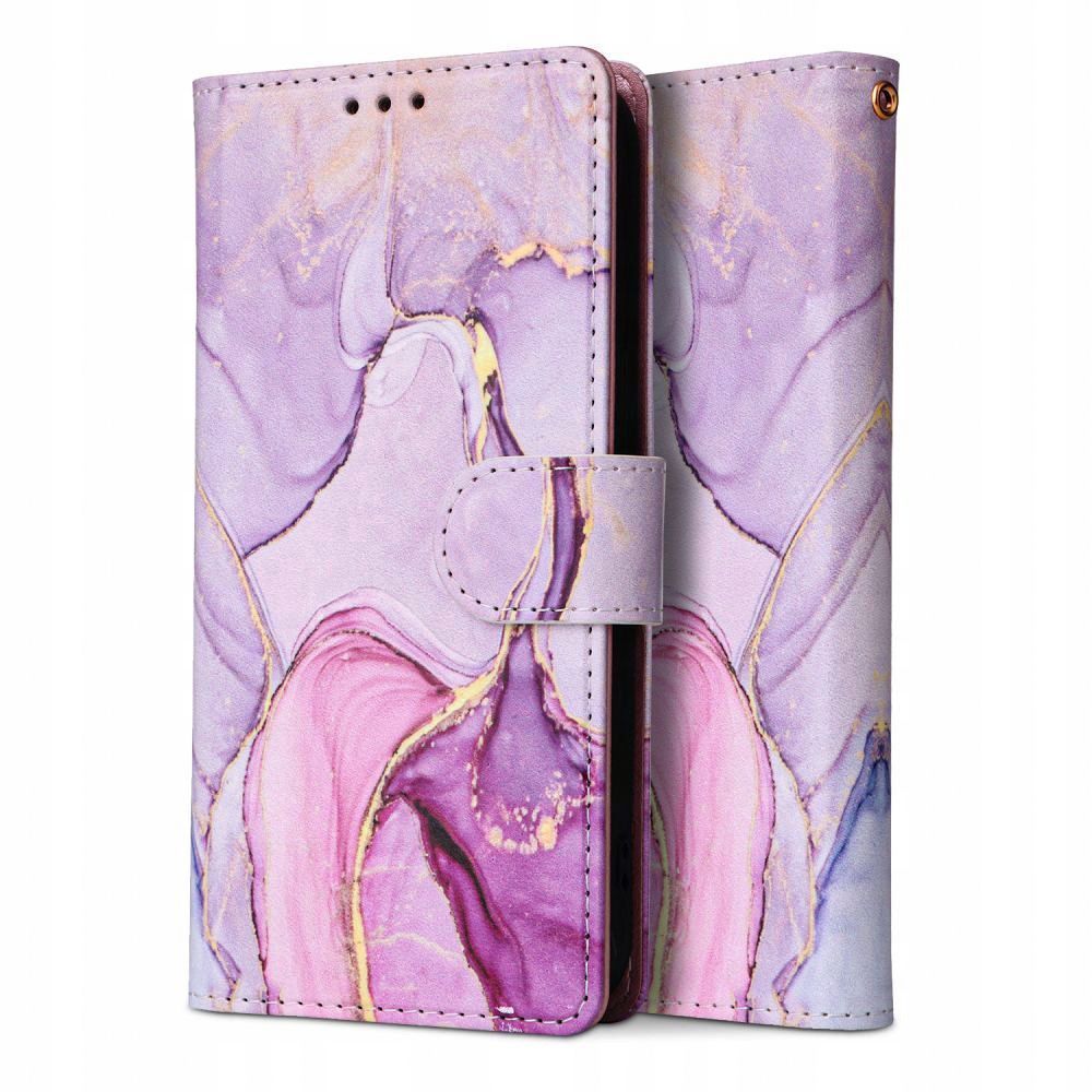Samsung Galaxy A25 5G Telefontok - Marble mágneses szilikon keretes könyvtok