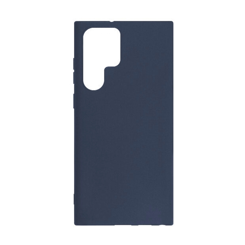 Samsung Galaxy S24 Ultra Telefontok - sötétkék szilikon tok