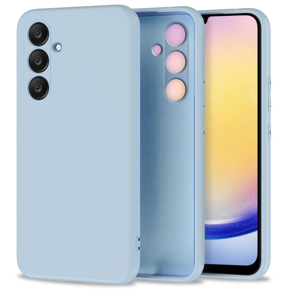 Samsung Galaxy A25 5G Telefontok - Tech-Protect Icon égkék szilikon hátlap tok